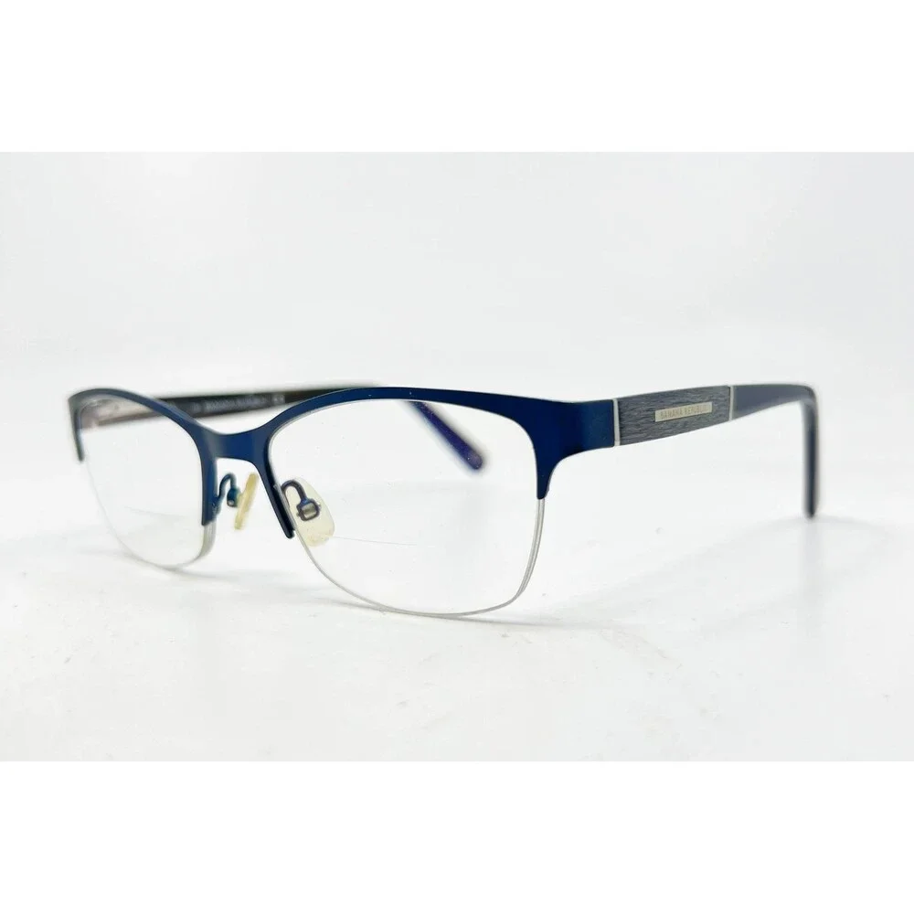 Banana Republic Eyeglasses Women Blue Cat Eye Half Rim GIA 0DA4 50-17-130